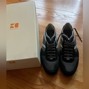 New BOSS Orange By Hugo Boss Men's Keelo Black Fashion Street Sneakers Size 8